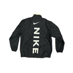 NIKE Vintage Swoosh Vertical Spell Out Windbreaker Jacket
